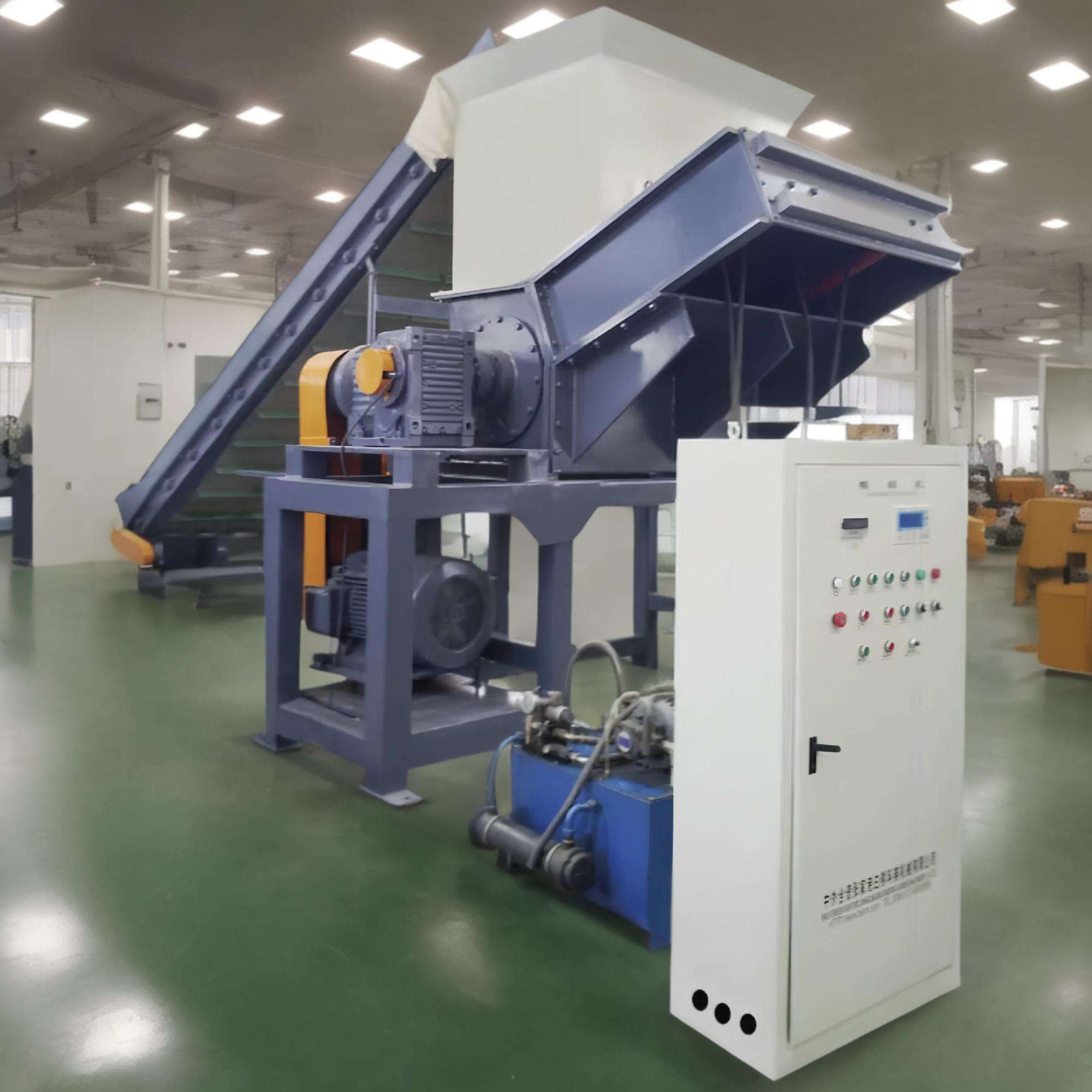 Single Shaft Shredder for Soft Material and Films