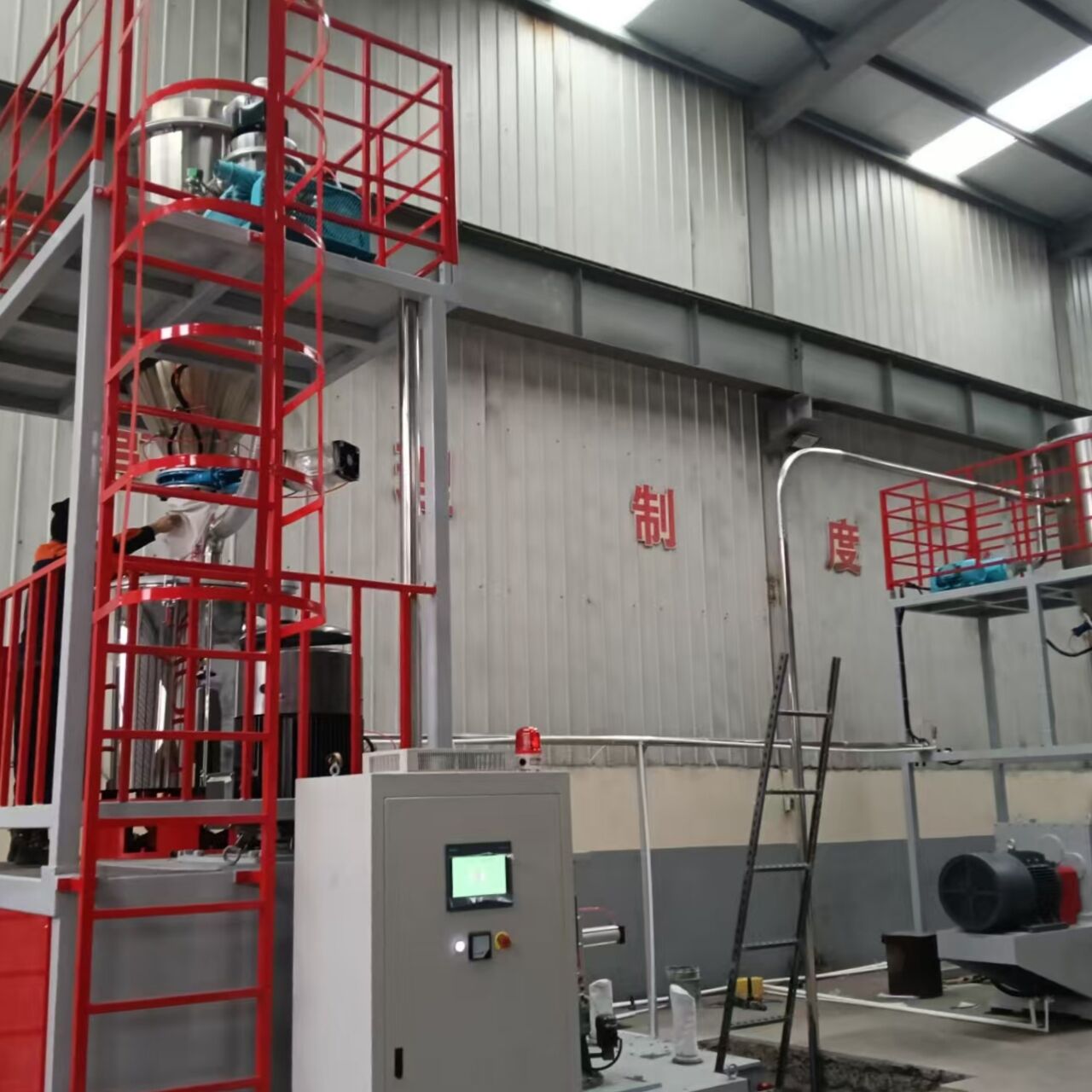 Φ219 PVC Pipe Production Line Successfully Lands in Taian, Shandong – Installation and Commissioning Progressing Smoothly