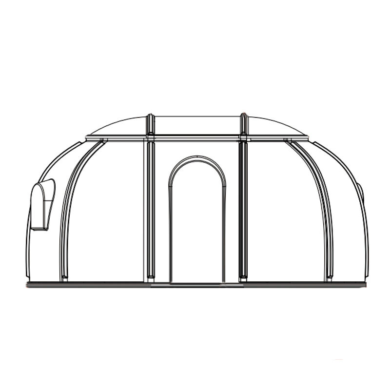 Oval Style Inflatable Bubble Dome Tent Garden Dome Shaped Sunroom