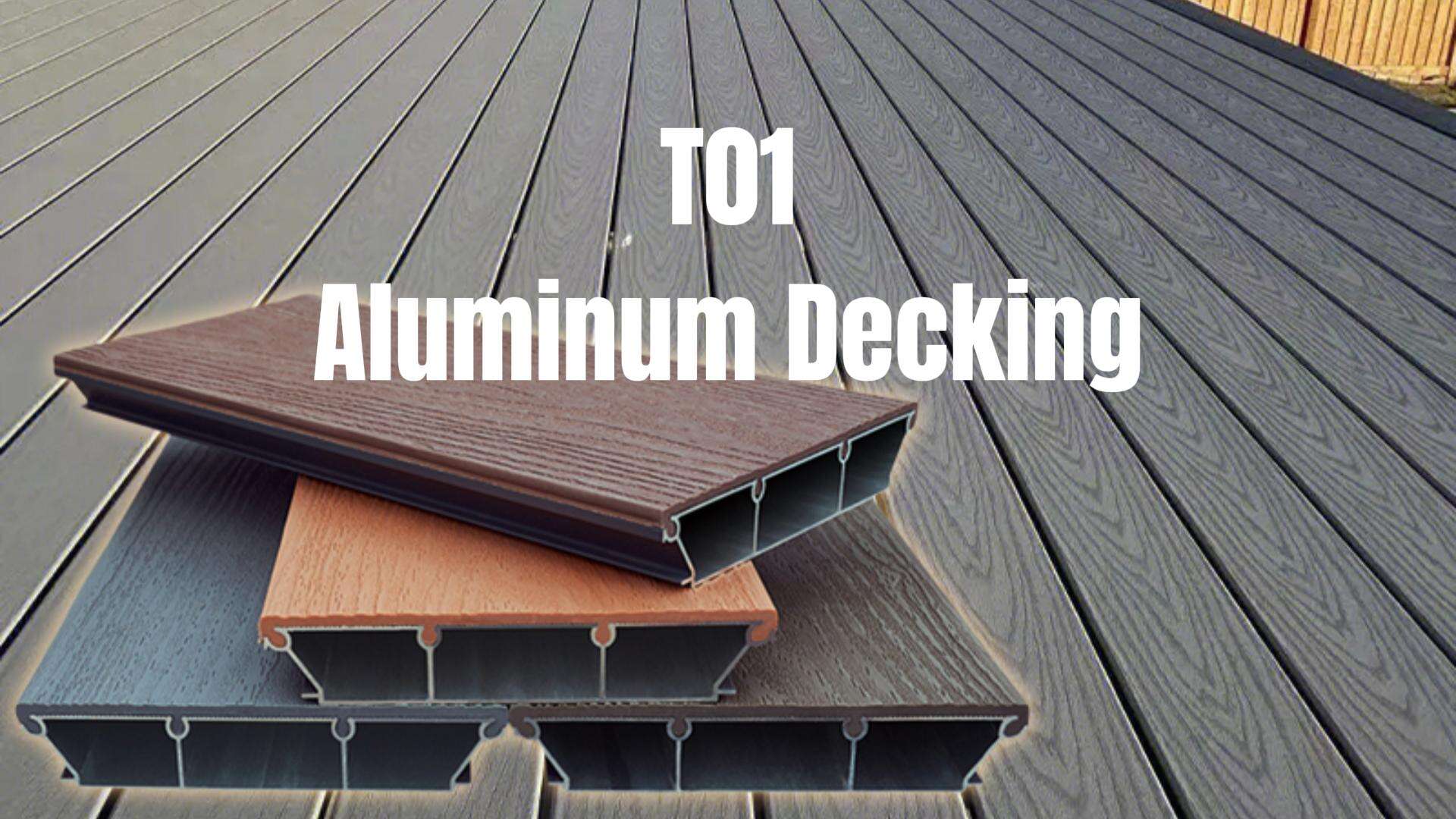 Aluminum Decking Composite Outdoor Flooring for Outdoor Restaurant