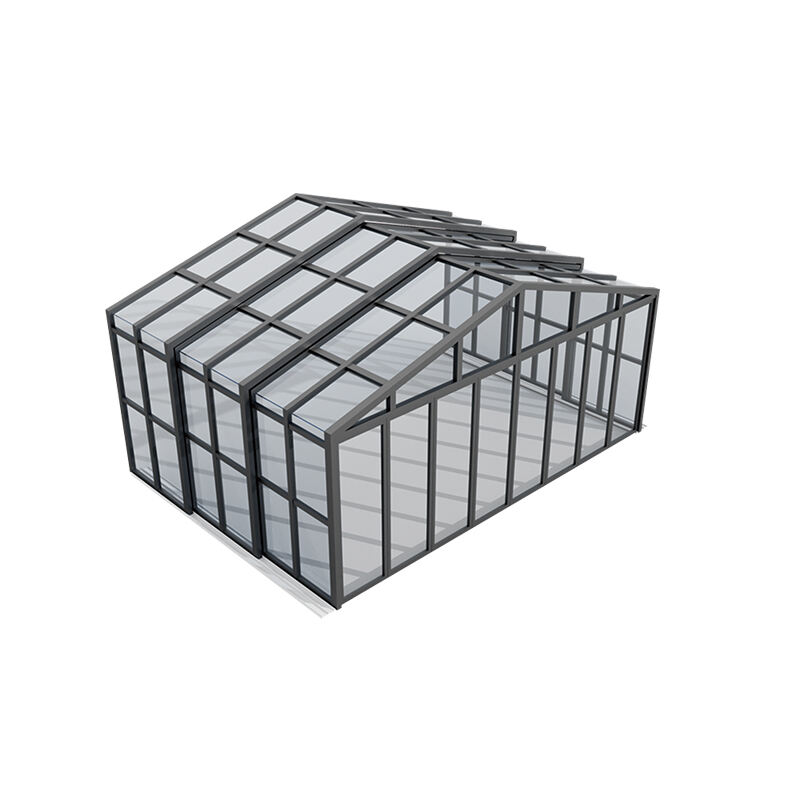 Customized Polycarbonate Patio Enclosure Glass Houses balcony cover