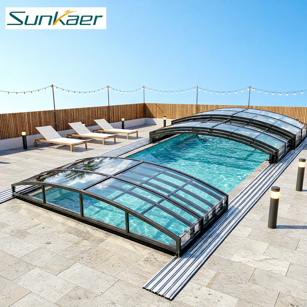 How Long Do Polycarbonate Retractable Pool Enclosures Last? A Complete Lifespan Guide