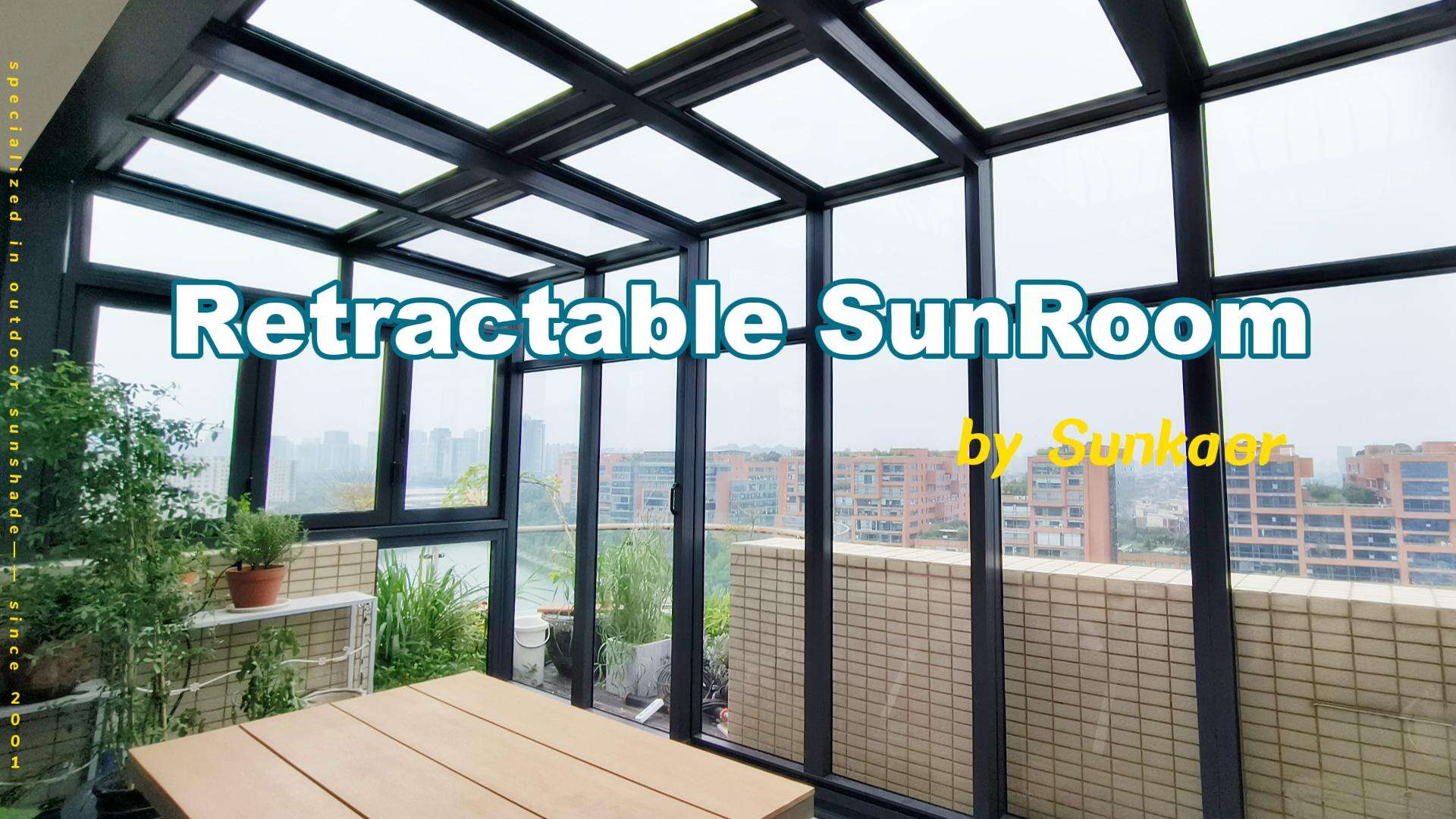 Fully Customized Retractable Sunroom by Sunkaer | Perfect for Patios, Decks & Year-Round Use