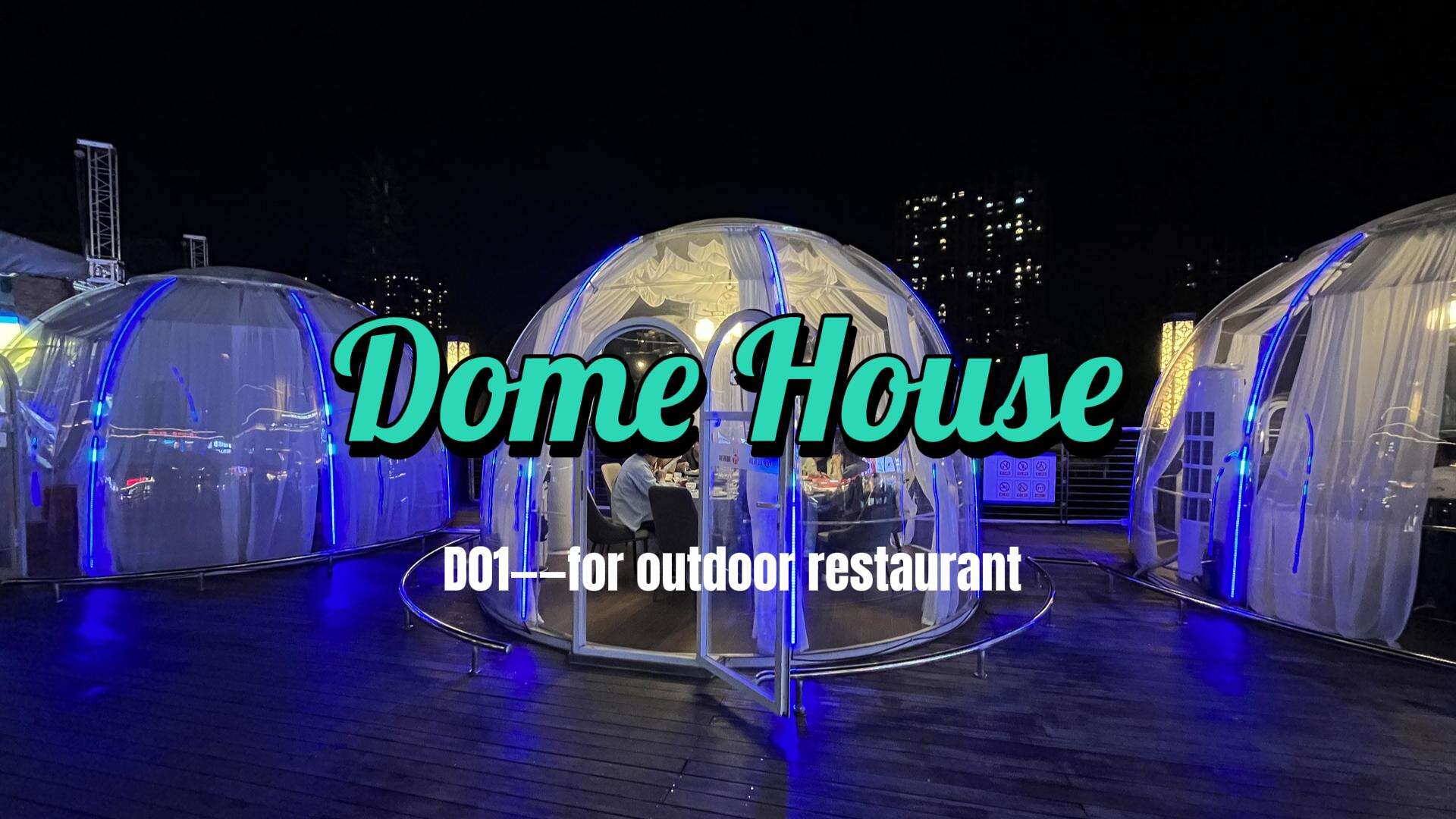 Restaurant Renovation: Adding Dome Houses for Outdoor Seating