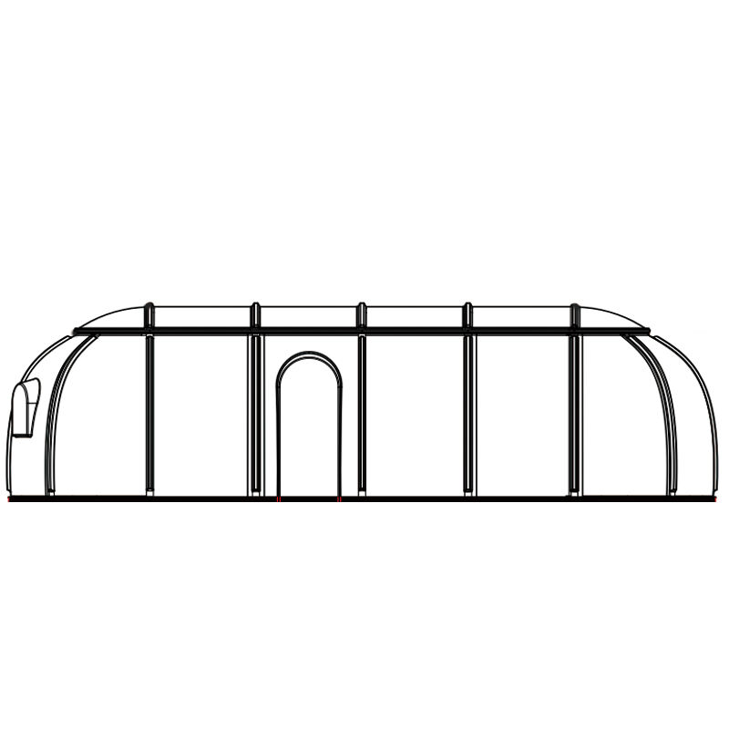 Polycarbonate Bubble Tent Clear Skylight round Dome Geo Dome for Outdoor Use