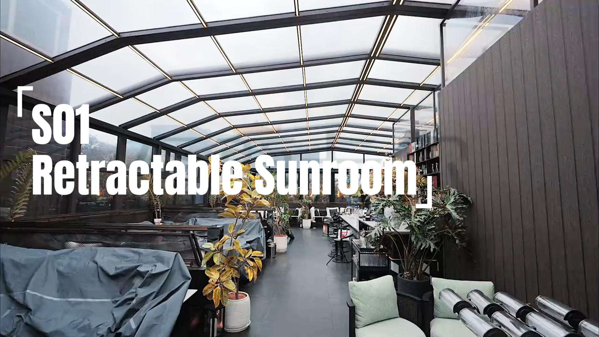 Shanghai Restaurant Upgrade: Custom Sunkaer Retractable Sunroom for All-Weather Dining
