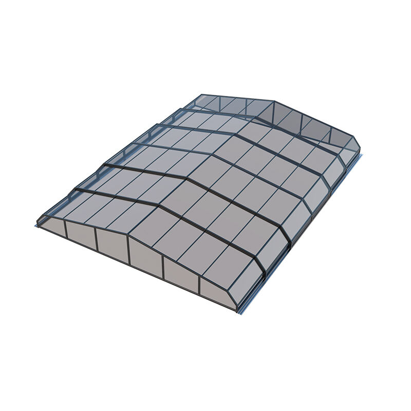 Aluminum Roof Canopy Polycarbonate retractable Automatic Sliding Roof System