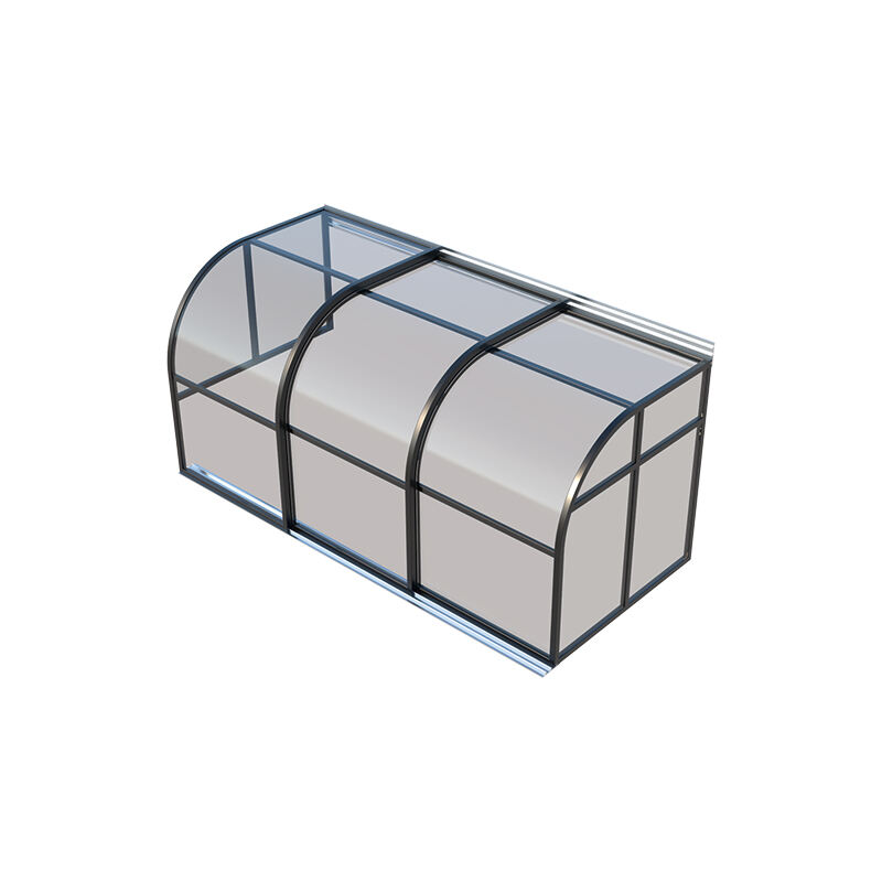 Waterproof Gazebo Outdoor Glass Balcony Covering Retractable Enclosure