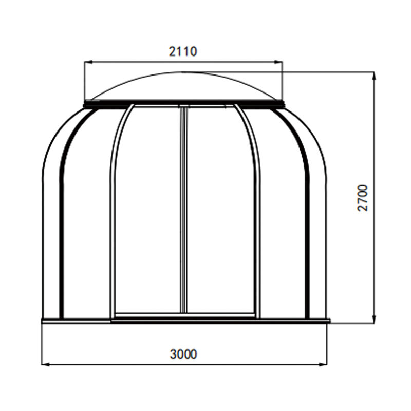 Rotating Polycarbonate Geodesic Dome Tents for Sale Bubble Dome Capsule House