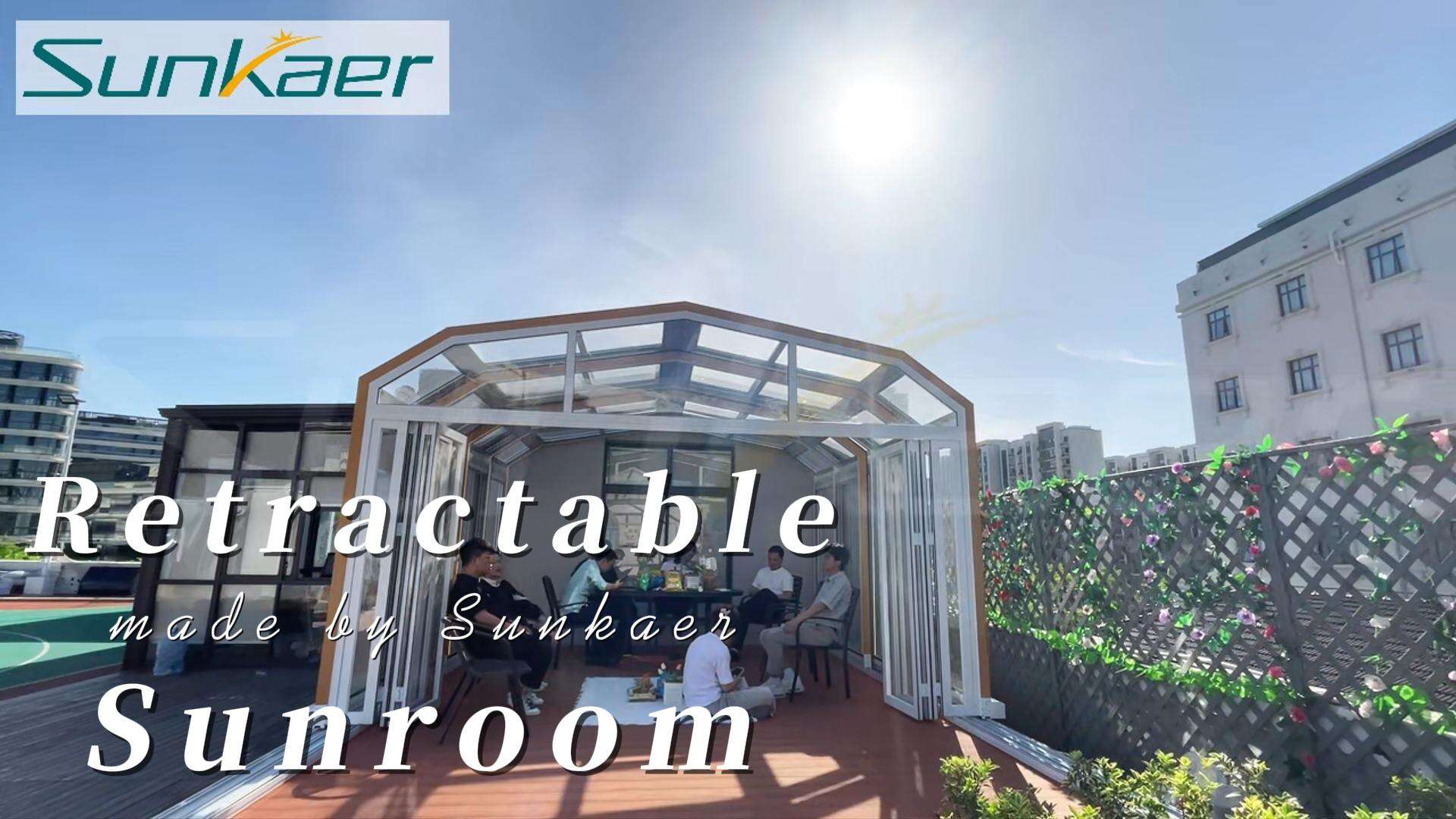 Do Esboço à Realidade: Uma Sala de Estar Solar Retrátil em Policarbonato 100% Personalizada