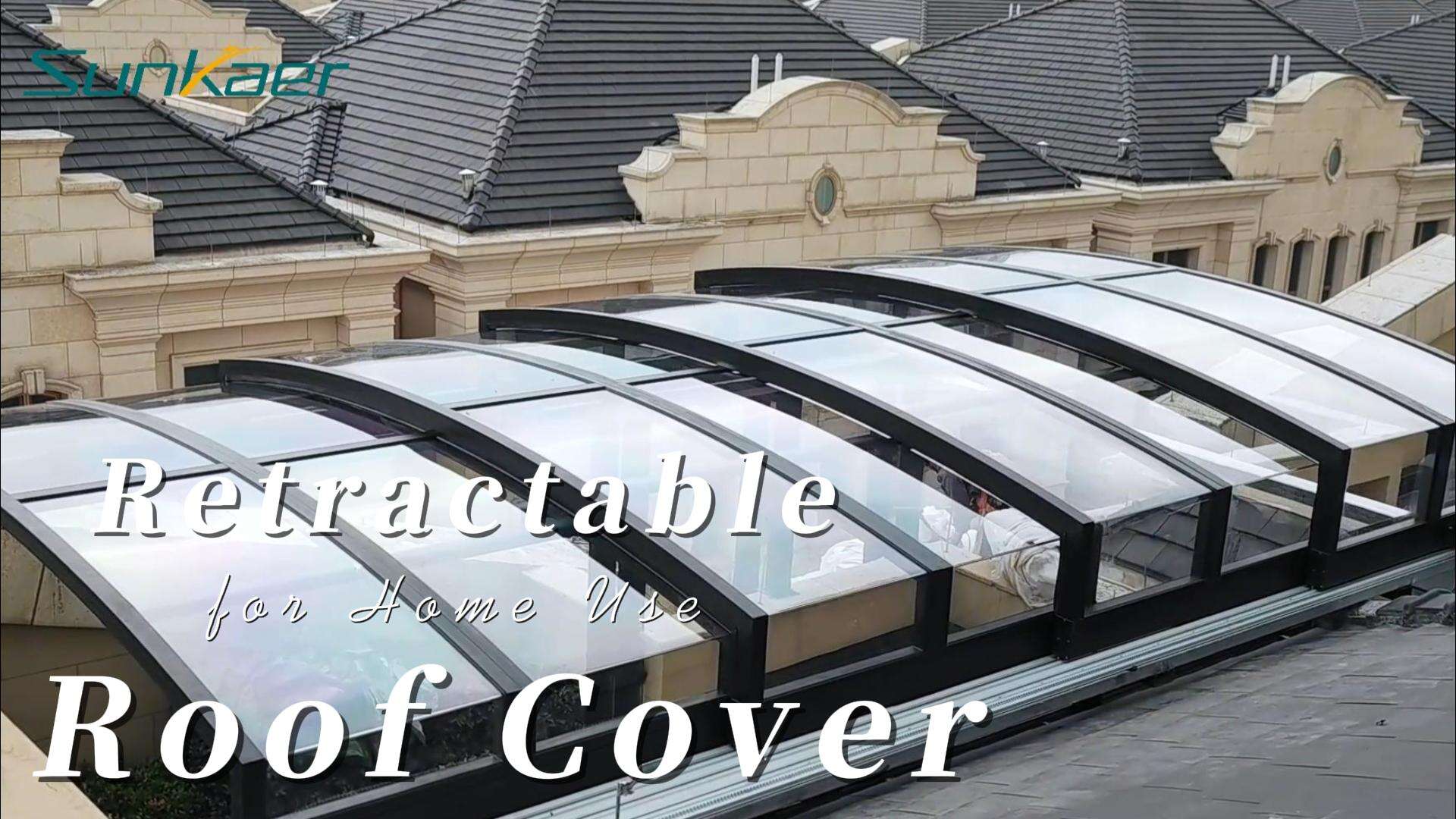 Retractable Roof Cover for Villa Roofing