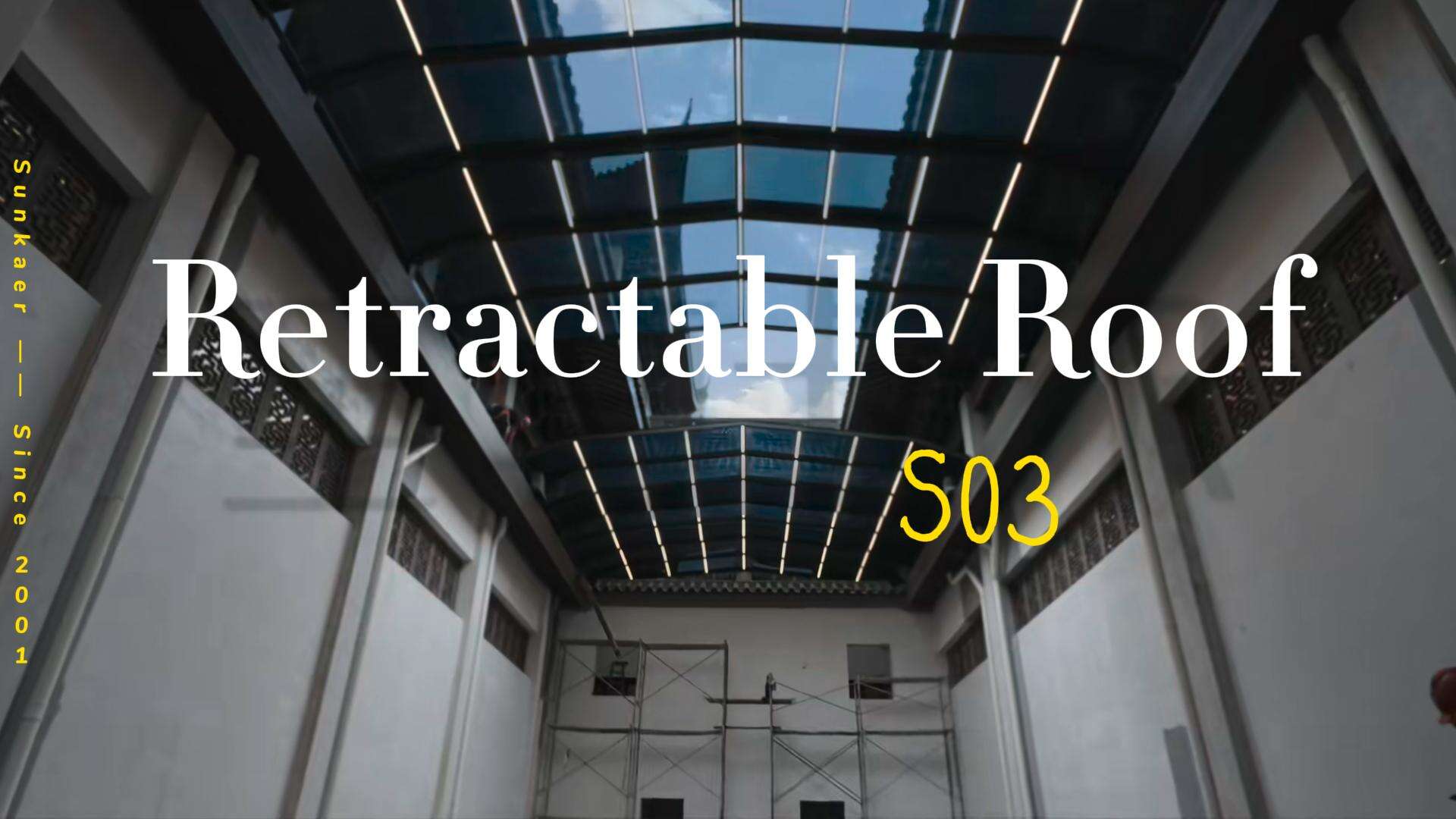 Commercial Retractable Roof Case — Sunkaer Polycarbonate System for Commercial Property Owner