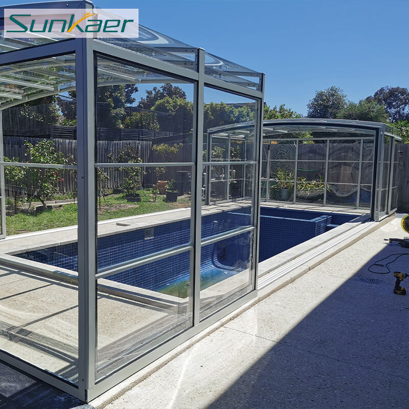 Retractable Pool Enclosures: Creating an All-Weather Swimming Experience