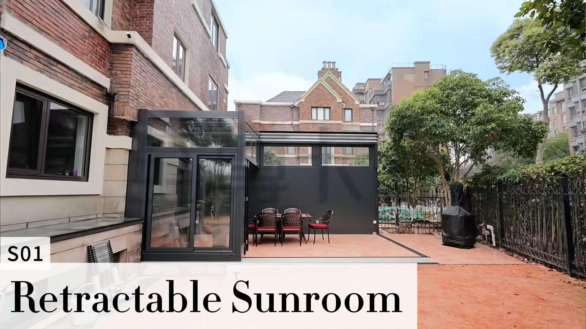 How a Sunkaer Retractable Sunroom Creates an Indoor-Outdoor Oasis for Your Villa