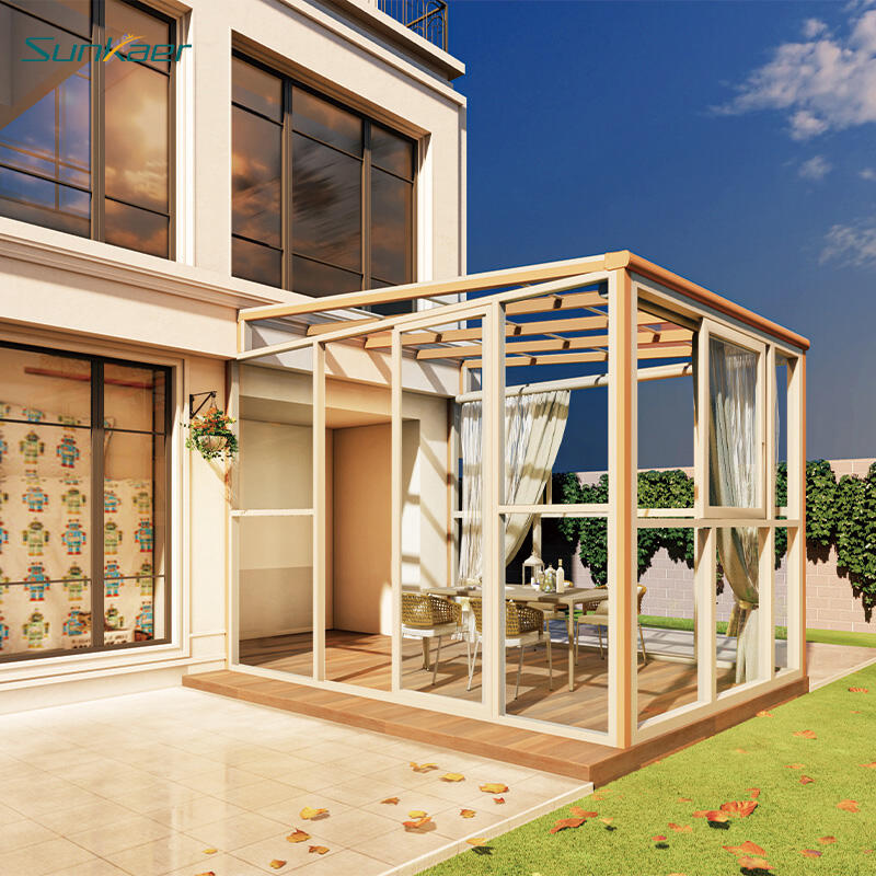 Conservatory 4 Season Sunroom Polycarbonate House Outdoor Freestanding Sunrooms