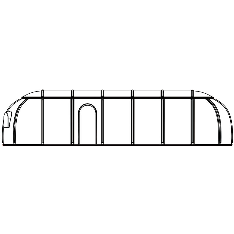 Oval Style Transparent Outdoor Igloo Dome Tent Inflatable Prefab House Pc Dome