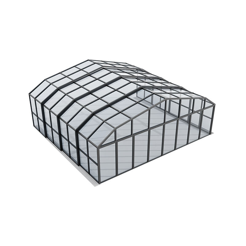 Waterproof Retractable Sunroom Patio Cover Polycarbonate Balcony Roof Covering