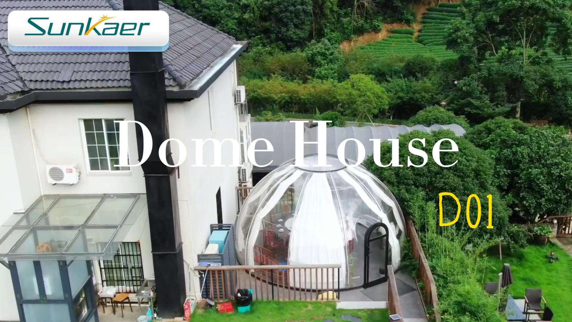 Поликарбонатный купольный дом Sunkaer: окончательное решение для организации приема пищи на открытом воздухе в ресторанах