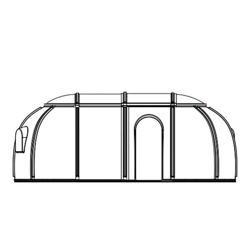 Waterproof Four Season Prefab House Dome tent From China Plastic Dome House
