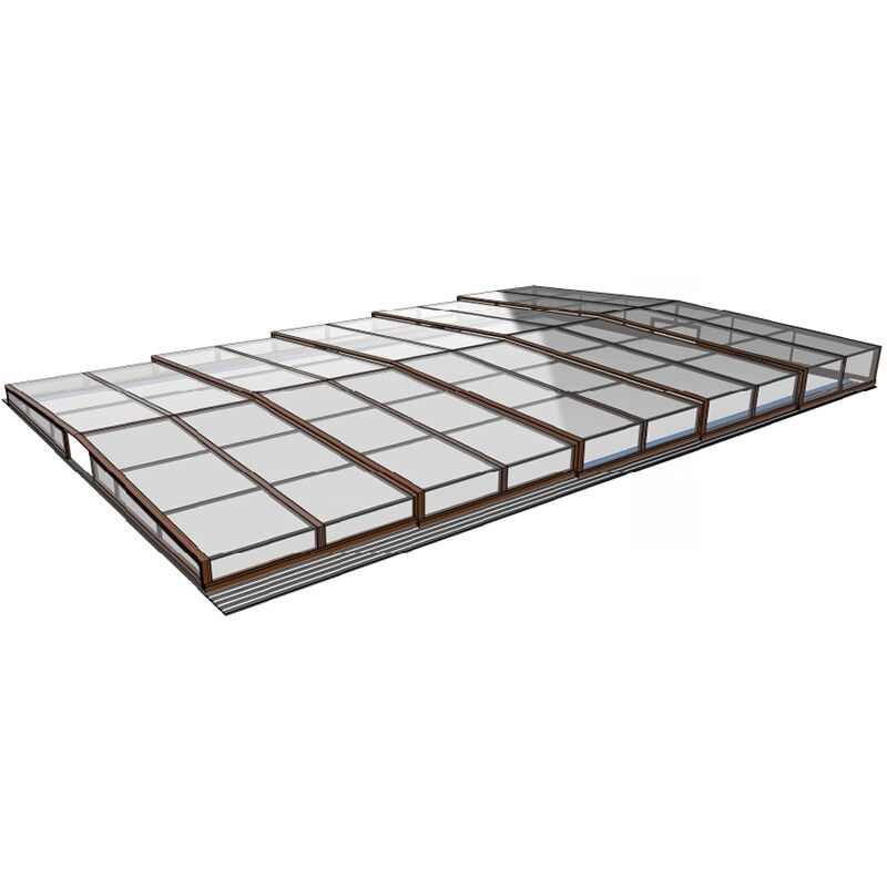 Retractable Sunroom Polycarbonate Automatic Sliding Roof Cover for Pergola