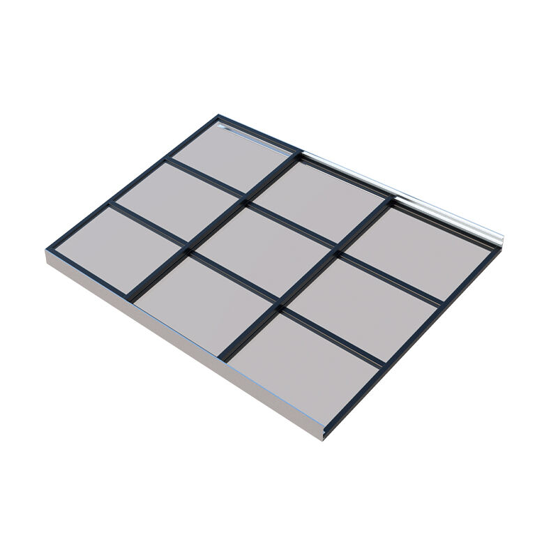 Electric Curtain Skylight Retractable Roof Polycarbonate Balcony Roof Cover