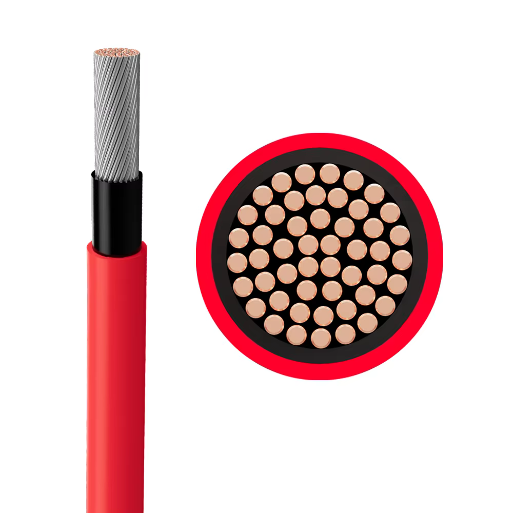 Huaqi 4mm2 6mm2 10mm2 16mm2  tinned copper dc pv photovoltaic solar cable 6mm2 for solar panels electrical wires and cables