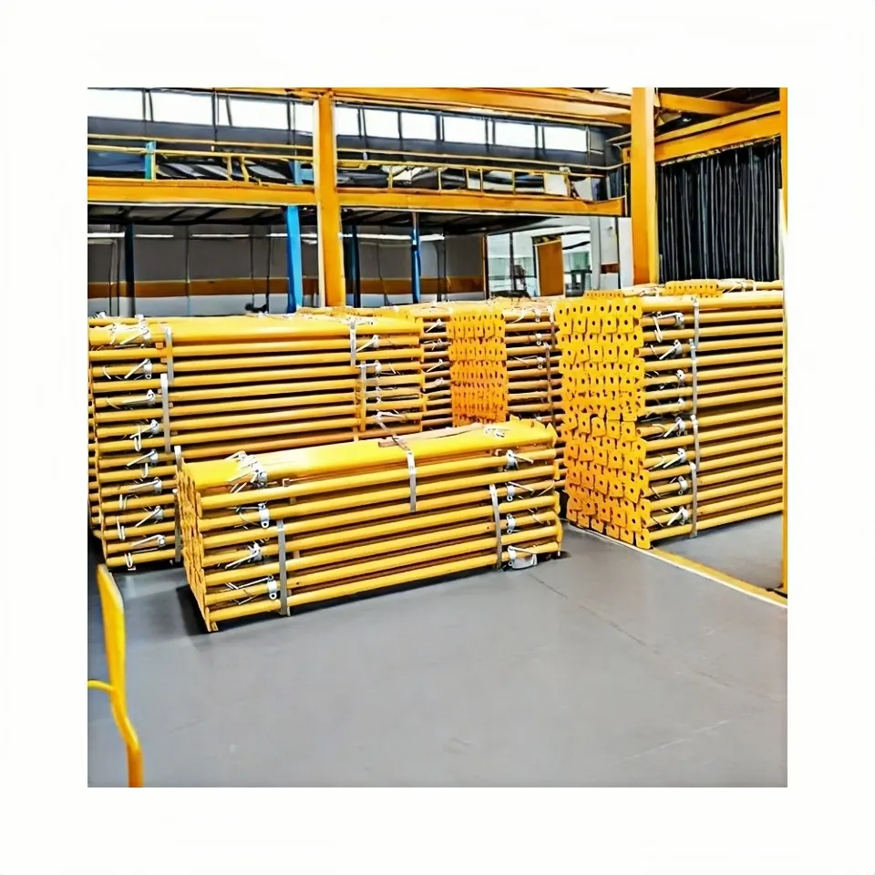 Bou dikte poederkleurde staal Acrow jack verstellbare Q235 Q345 ondersteuning staal props raamwerk