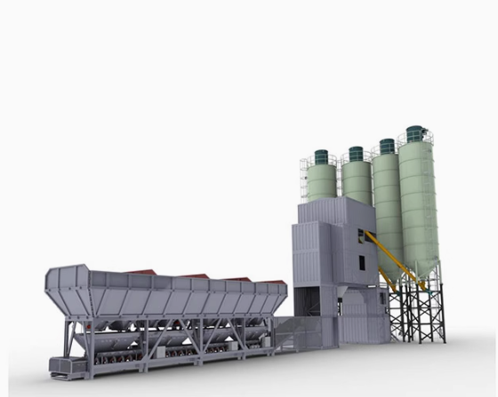 Hot Selling HZS Large-scale Construction Cement Concrete Mixing Plant Made From China