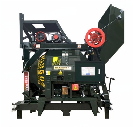 JZC Portable Diesel Construction Climbing Bucket Drum Concrete MIxing Machine With Pump for Small Business Made From China