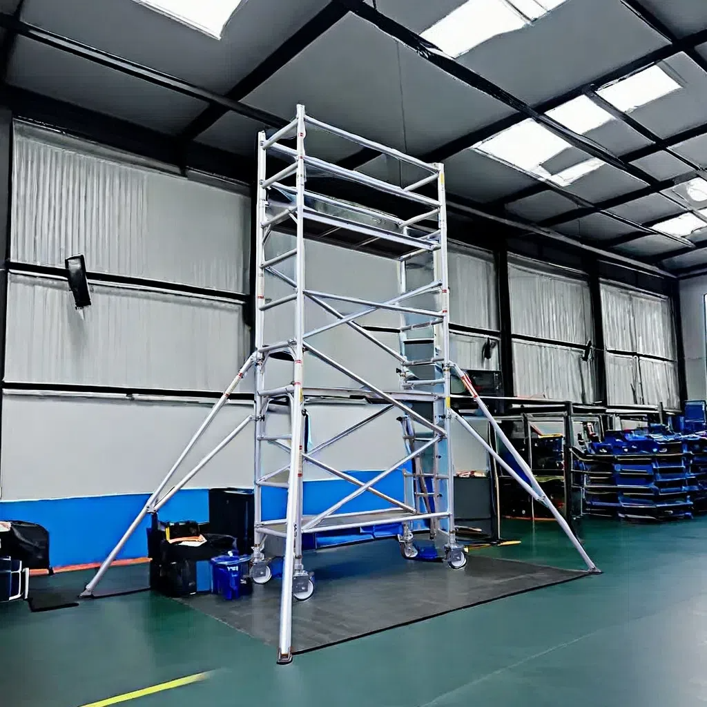 Aluminium Facade Scaffolding and Working Tower and Mobile Multi-function Working Aluminum Scaffolding Tower