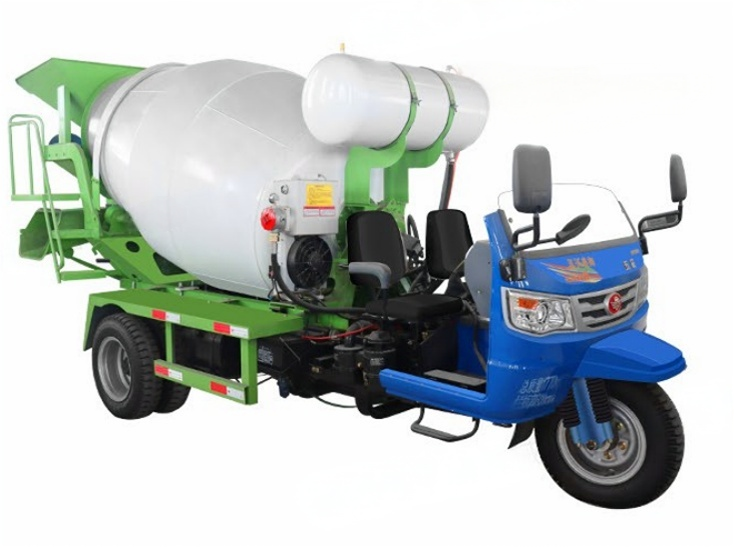 Hot Selling Construction Self-loading Three Wheels Cement Concrete Mixer Truck for Small Business Made From China