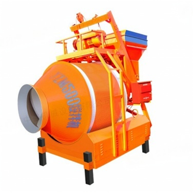 JZC Portable Diesel Construction Climbing Bucket Drum Concrete MIxing Machine With Pump for Small Business Made From China