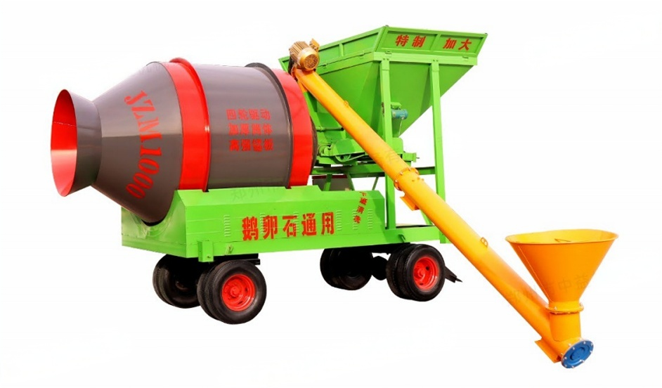 JZM750 Construction Machines for Small Businesses Fixed Bucket Mobile Concrete Drum Cement Mixer From China