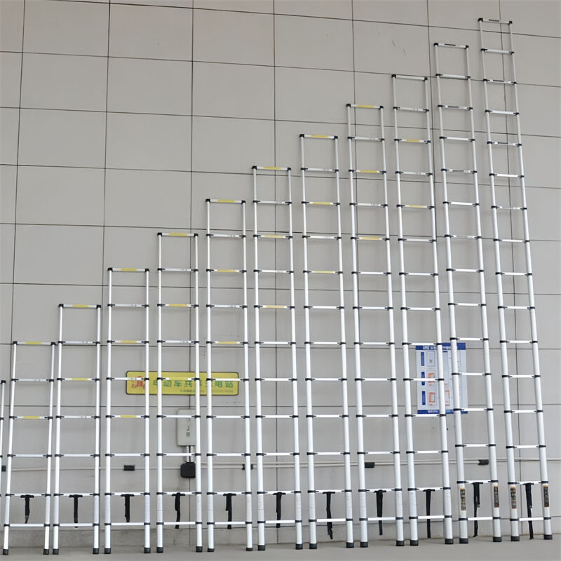 Fabricants d'échelles 2-6m en aluminium télescopique rétractable pour combles