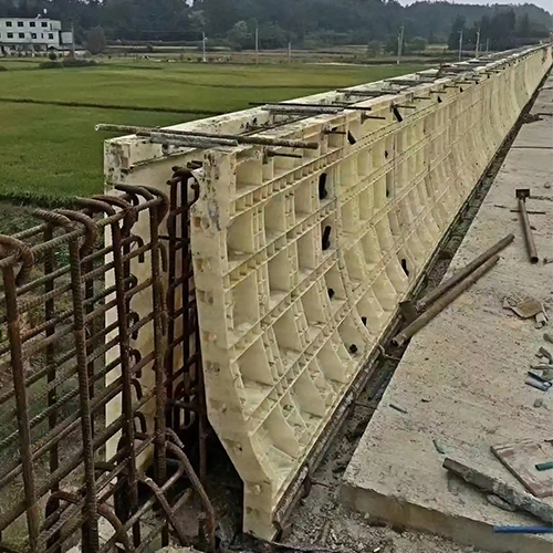 Wall concrete pouring