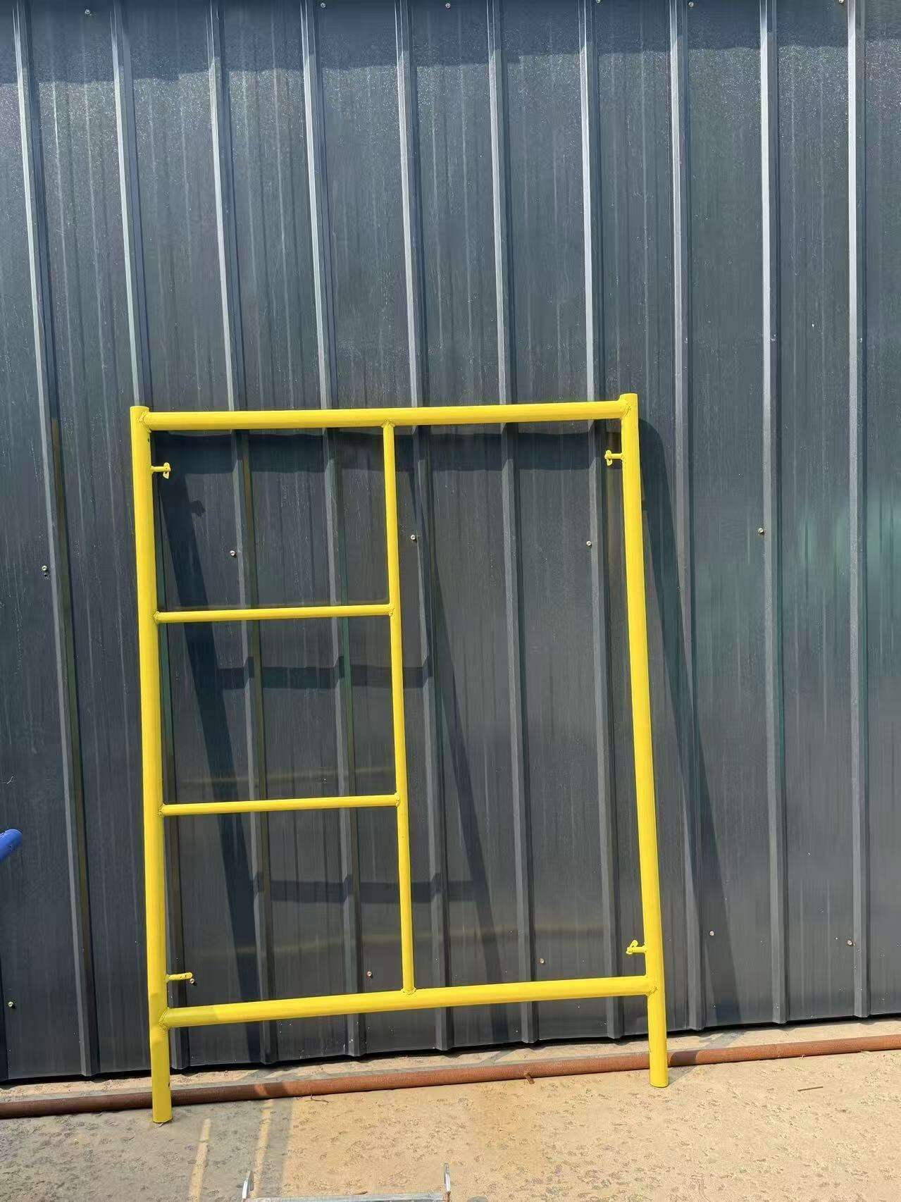 Construction Scaffolding Thickness Powder Coated Steel h Frame Scaffoldings with Caster Wheels for Construction
