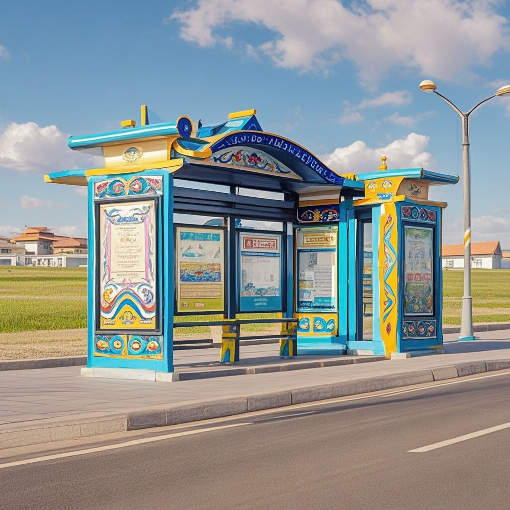 Overall Bus Shelter Design Perspective