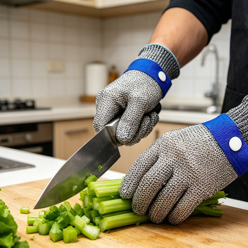 Unmatched Protection with Steel Mesh Gloves