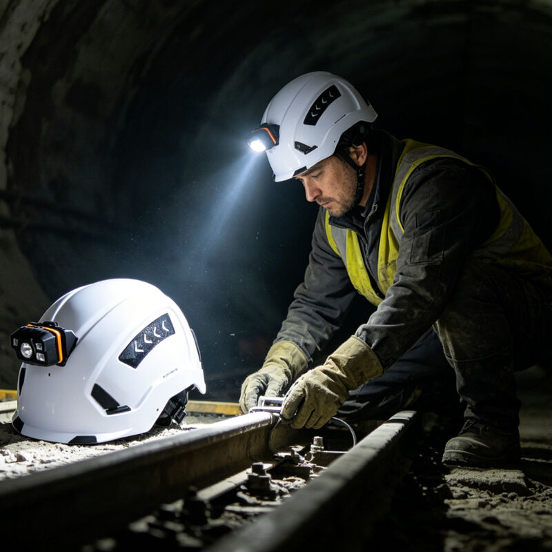 Unmatched Safety and Visibility with Lighted Hard Hats