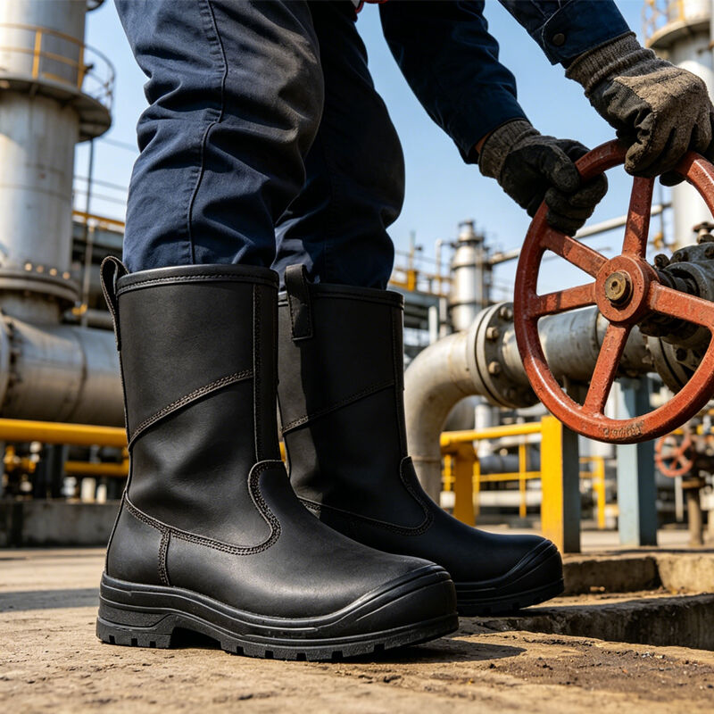 Iboate Oil-Resistant Anti-Static Chemical Protective Boots - SRC CE Certified Safety Footwear factory