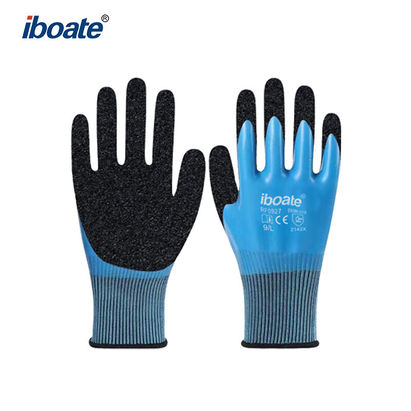 rukavice iboate RF0927 vodotěsné, potažené latexem, certifikované podle normy CE, standard EN388