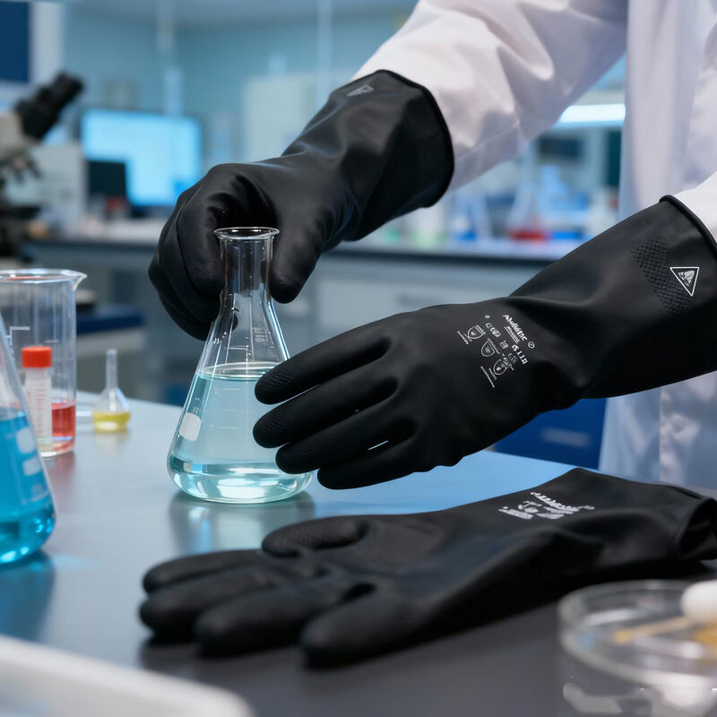 Unmatched Protection with Heavy Duty Rubber Gloves