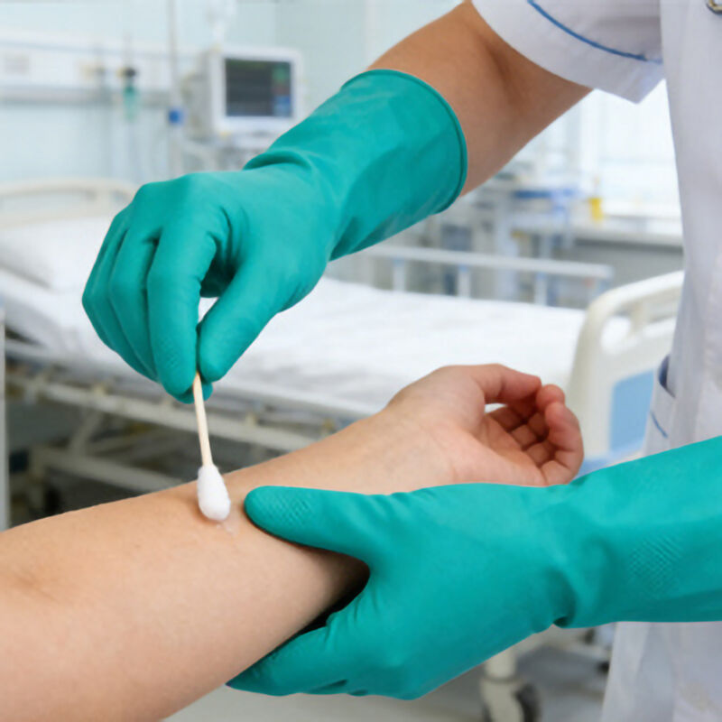 Protezione senza pari con guanti resistenti ai prodotti chimici da 14 mil