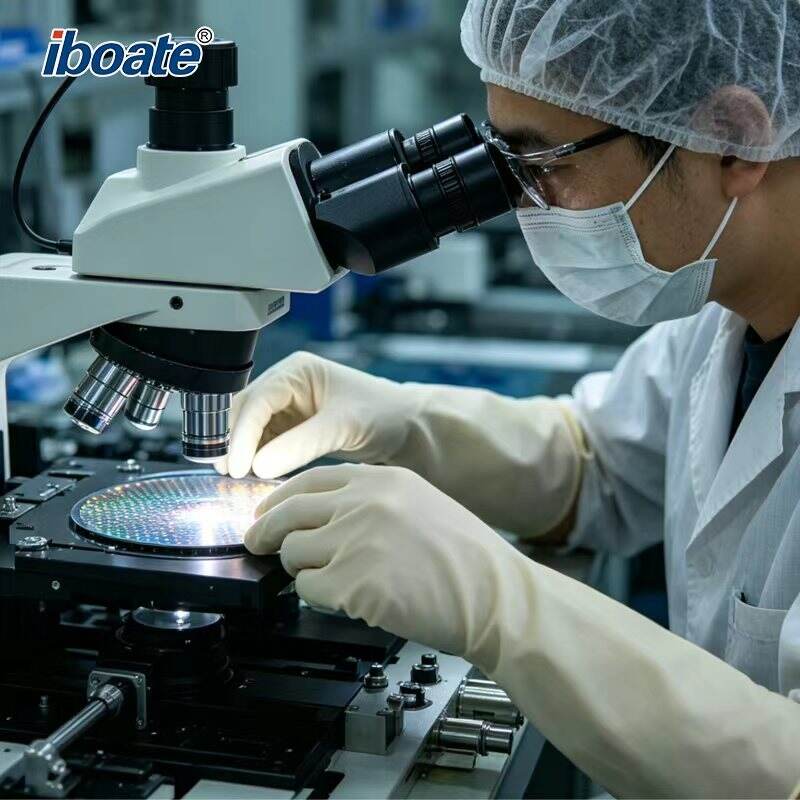 Iboate W615 Disposable Natural Rubber Chemical Splash Gloves - 400mm 3-Layer Protective Gloves manufacture