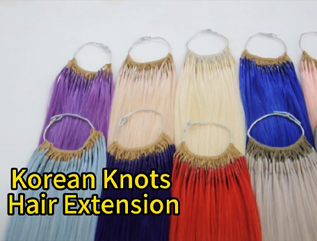 Korean Thread Cotton knots hair