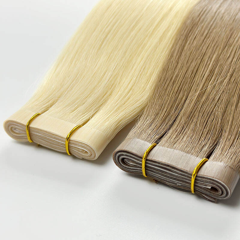 Păr cu bandă Lanxun certificat ISO - Păr uman virgin premium pentru vânzare în bloc