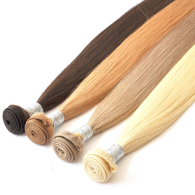 Extensii de păr Lanxun Premium cu bandă autoadezivă - 100% păr uman virgin pentru o combinație naturală