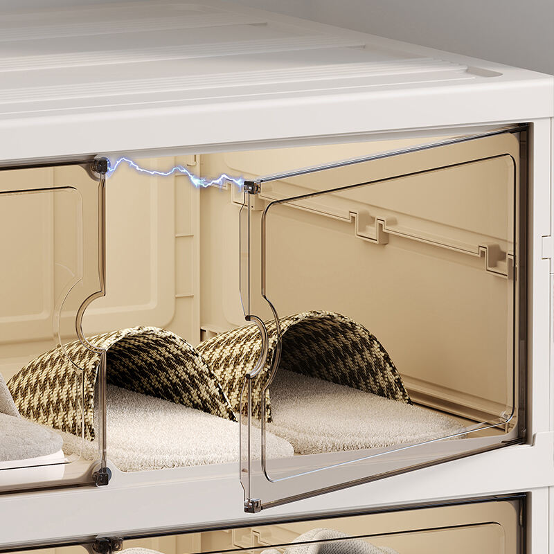 Foldable Plastic Shoe Cabinet Redefines Renter Mobility: Ultra-Portable Design Revolutionizes Furniture Transport