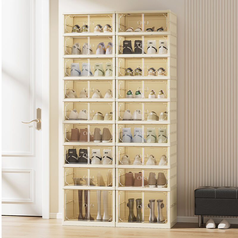 No DIY Skills? This Multi-Layer Plastic Shoe Cabinet Assembles in Minutes—Perfect for Renters​