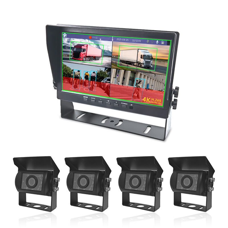 10.1Inch AI BSD Monitoring Camera System C98AI-410